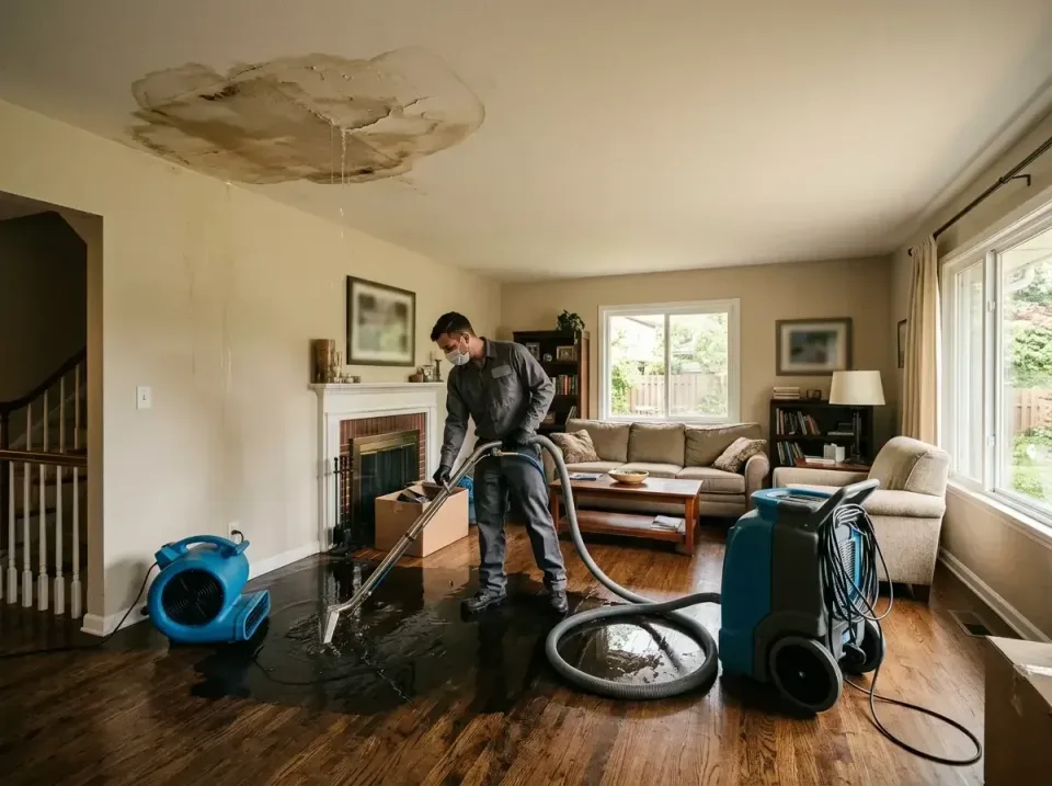 attic-pipe-burst-ceiling-drip-008 — frequently asked questions, Water Damage Restoration & Carpet Care in Cascades, VA